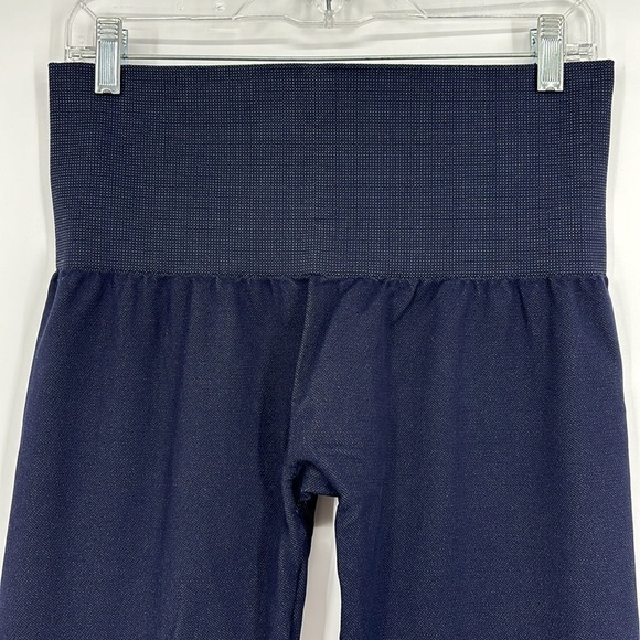 Assets by Spanx Denim Wash Seamless Leggings in Dark Navy Blue Women’s Size 1XL - Picture 3 of 10
